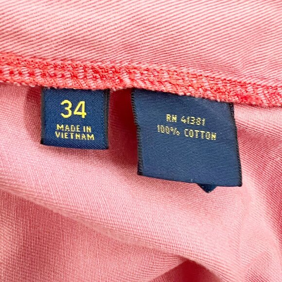 Polo Ralph Lauren Shorts Men's Size 34 Classic Fit 9" Chino Nantucket Red - Picture 7 of 15